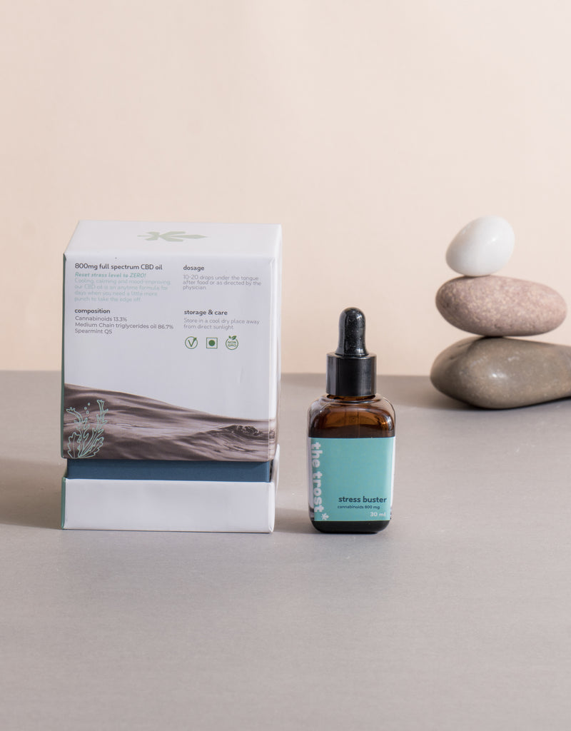 Trost cbd oil with major cannabinoids for stress and anxiety