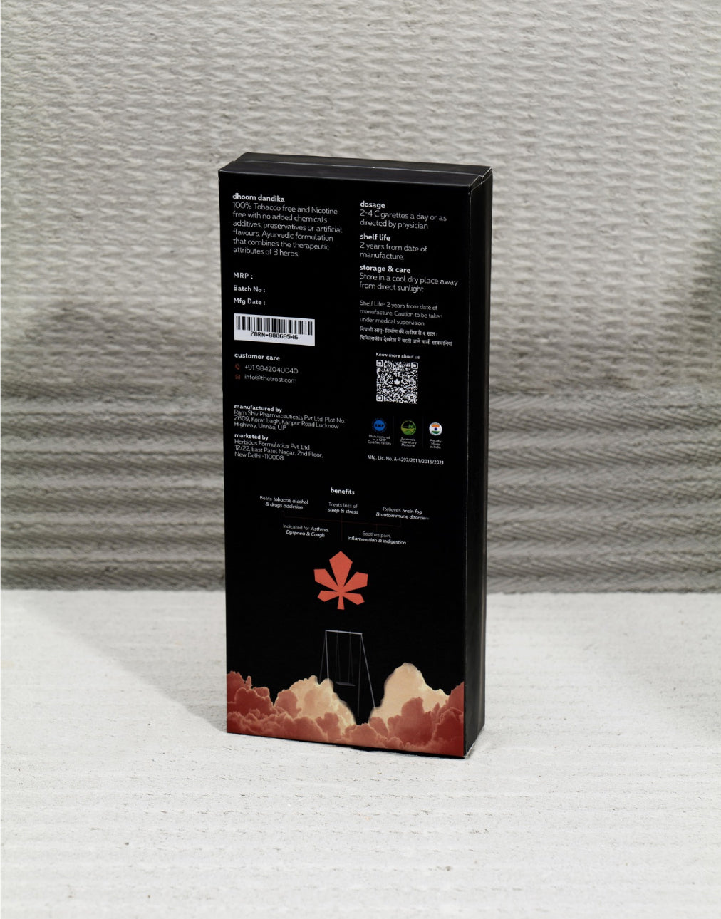 Fruity Rollen - Hemp Herbal CIgarette - Pack of  10