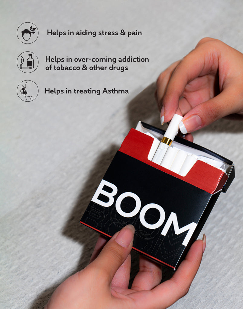 benefit of using boom hemp herbal cigarette