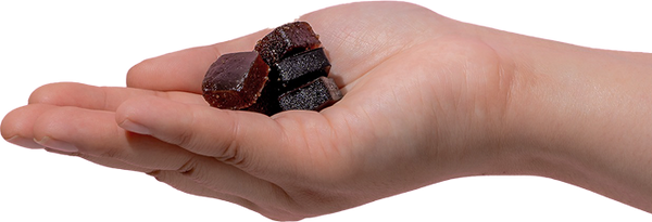 Hand with gummies