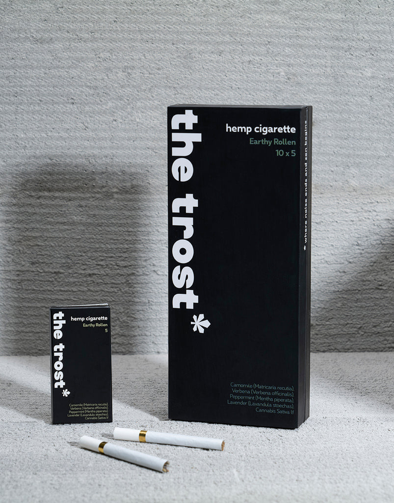 Earthy rollen dhoom dandika herbal cigarettes (Pack of 10)
