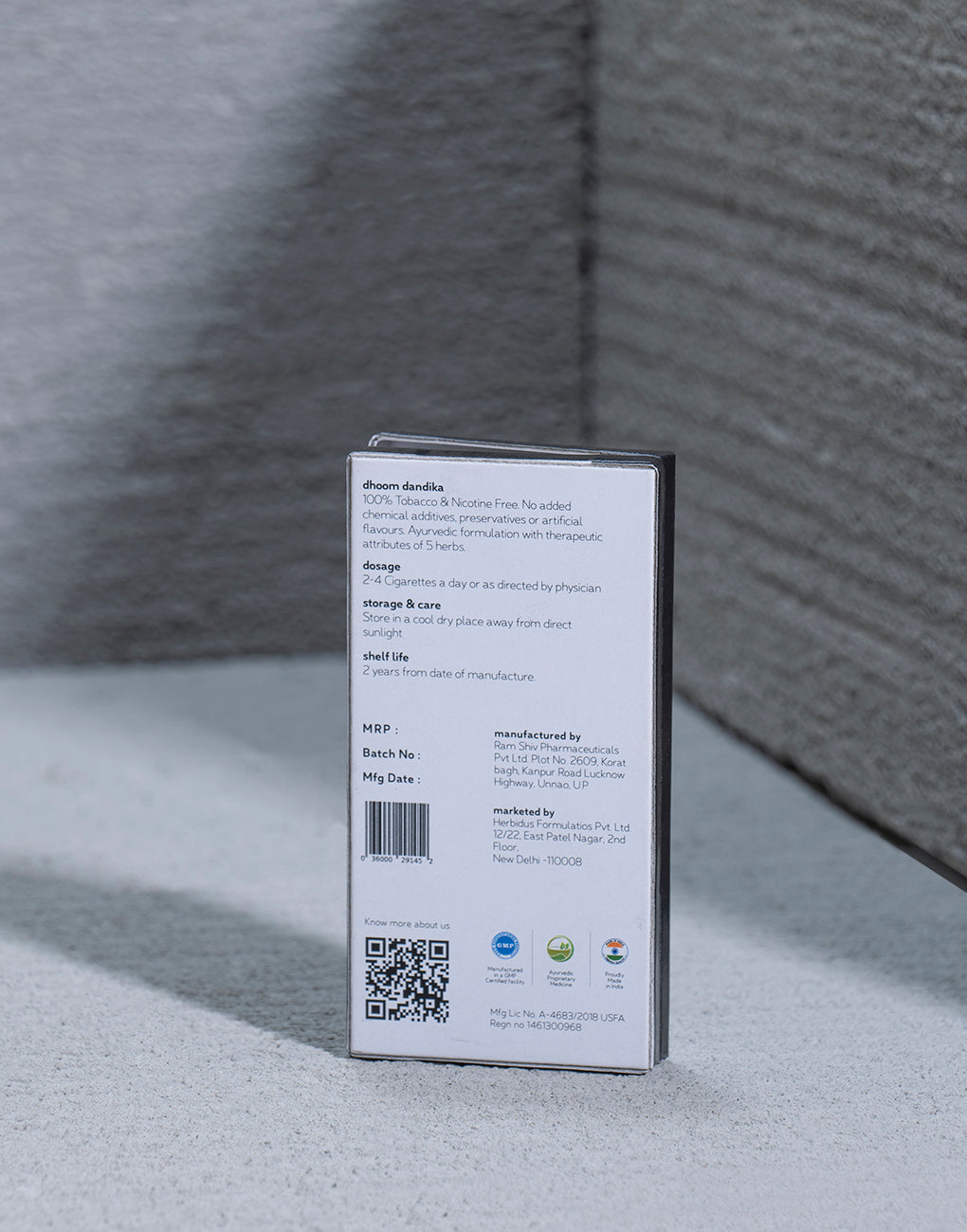 Earthy - Hemp herbal cigarette